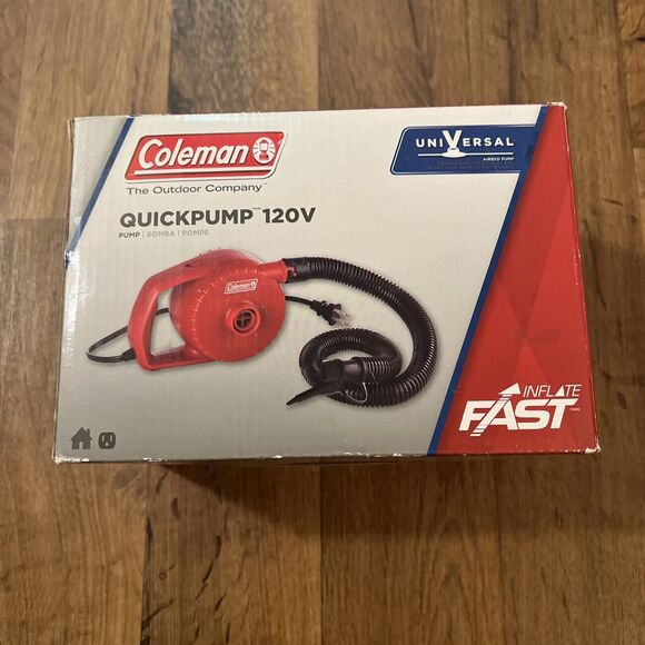 Coleman Quickpump 120V Pump Inflate / Bomba For Airbeds / New - Picture 3 of 11
